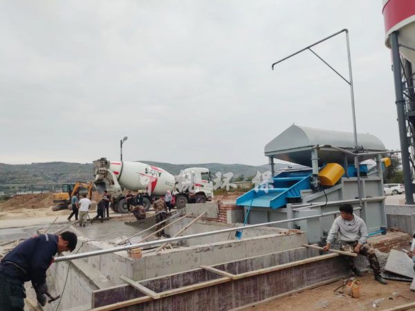 砂石分離機助力攪拌站綠色增效